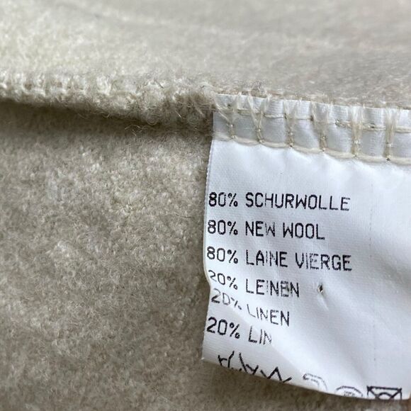 Vtg Geiger Cardigan Sweater Blazer Womens 40 Jacket Wool Linen Austria Cottage - Picture 15 of 16
